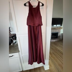 Elegant revelry brand Burgundy dress size 16